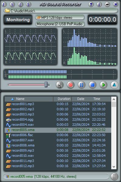 Windows 7 AD Sound Recorder 6.2 full